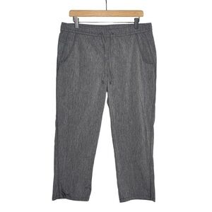 Eddie Bauer Travex Pant 10 Horizon Straight Leg Nylon Jogger Gray Hiking Outdoor